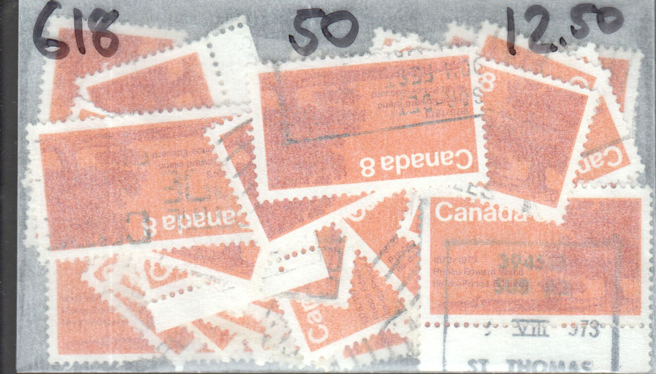 Canada Scott 618 Used x50 - Click Image to Close